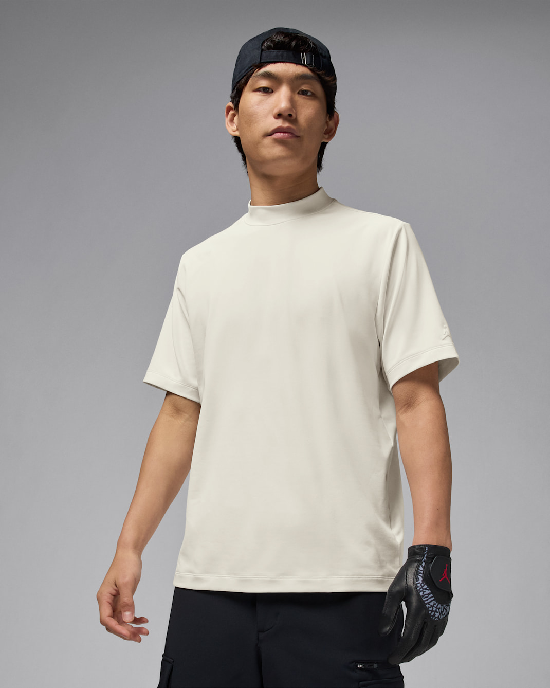 ジョーダン スポーツ メンズ モックネック ゴルフ Tシャツ - ファントム/ファントム