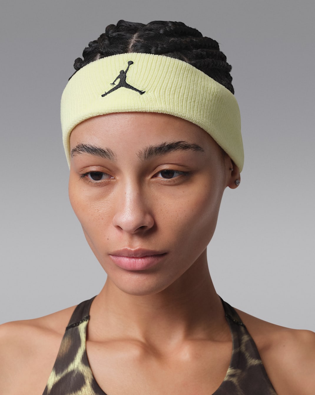 Jordan Dri-FIT Jumpman Headband - Luminous Green/Cargo Khaki