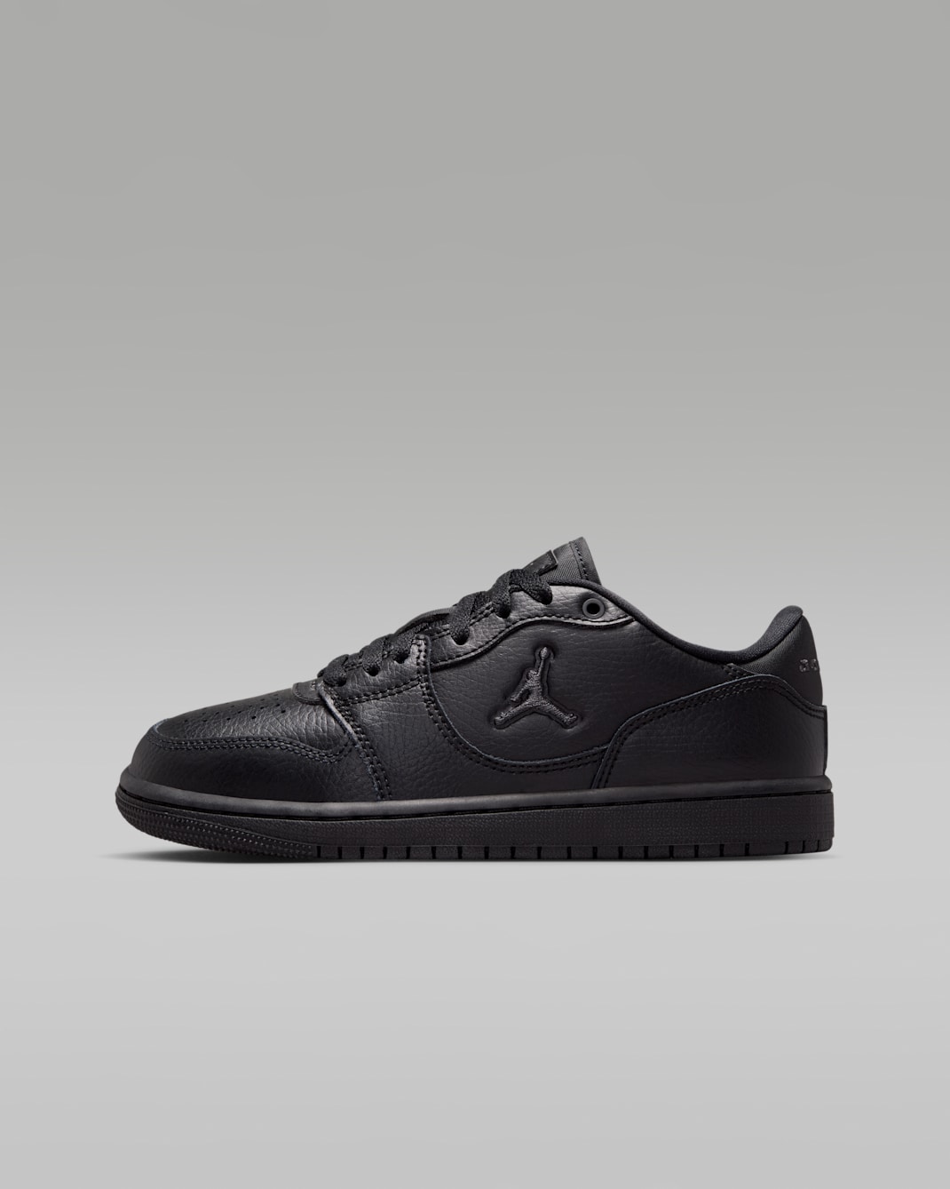 Sapatilhas Jordan Court Connect Low Júnior - Preto/Cinzento Smoke escuro