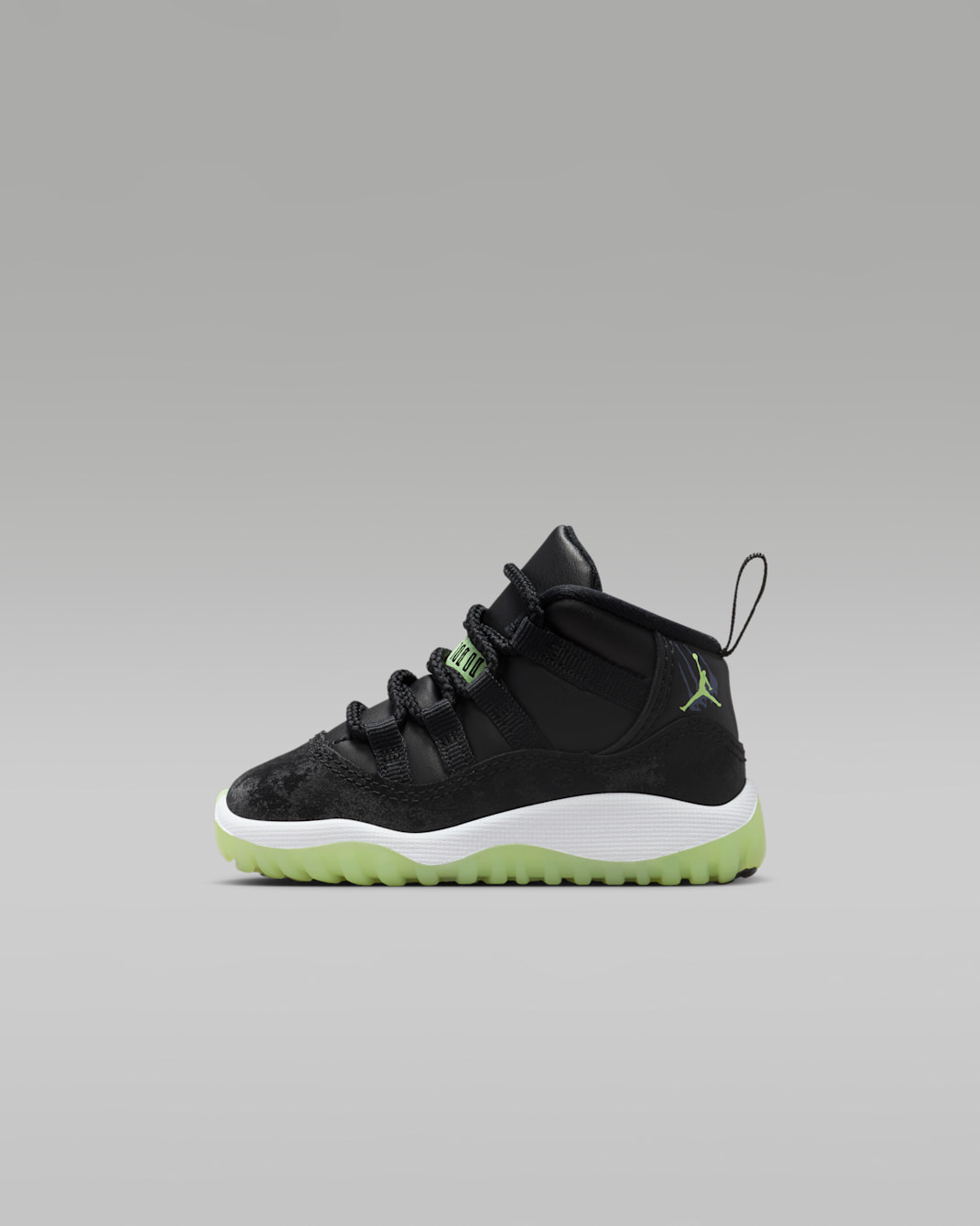 Jordan 11 Retro "Inner Beast" Baby/Toddler Shoes - Black/Dark Raisin/White/Barely Volt