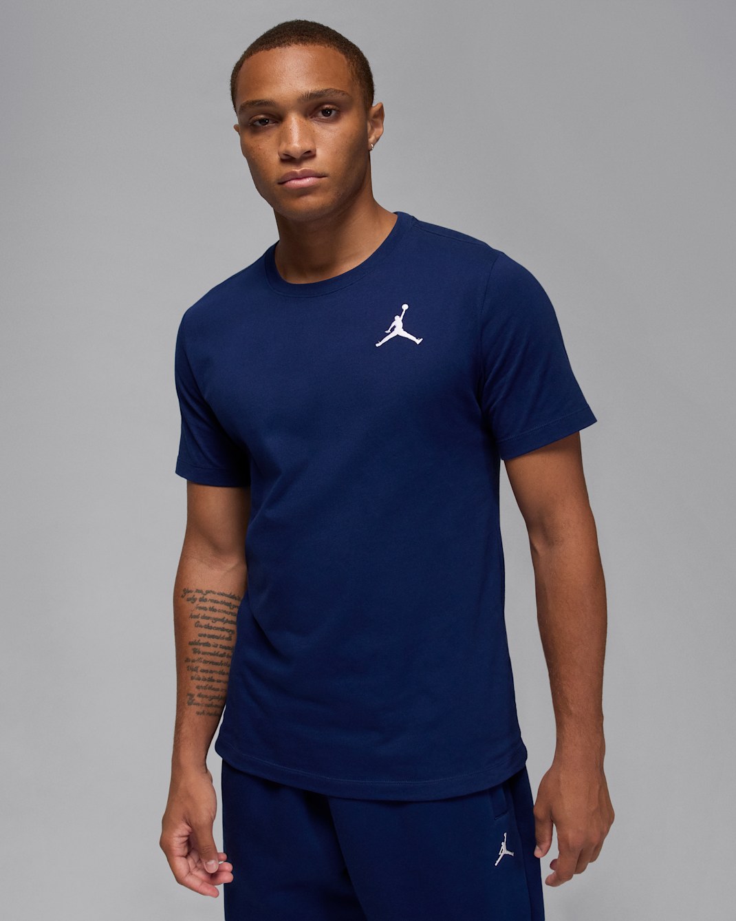 Jordan Jumpman Kısa Kollu Erkek Tişörtü - Blue Void/Beyaz
