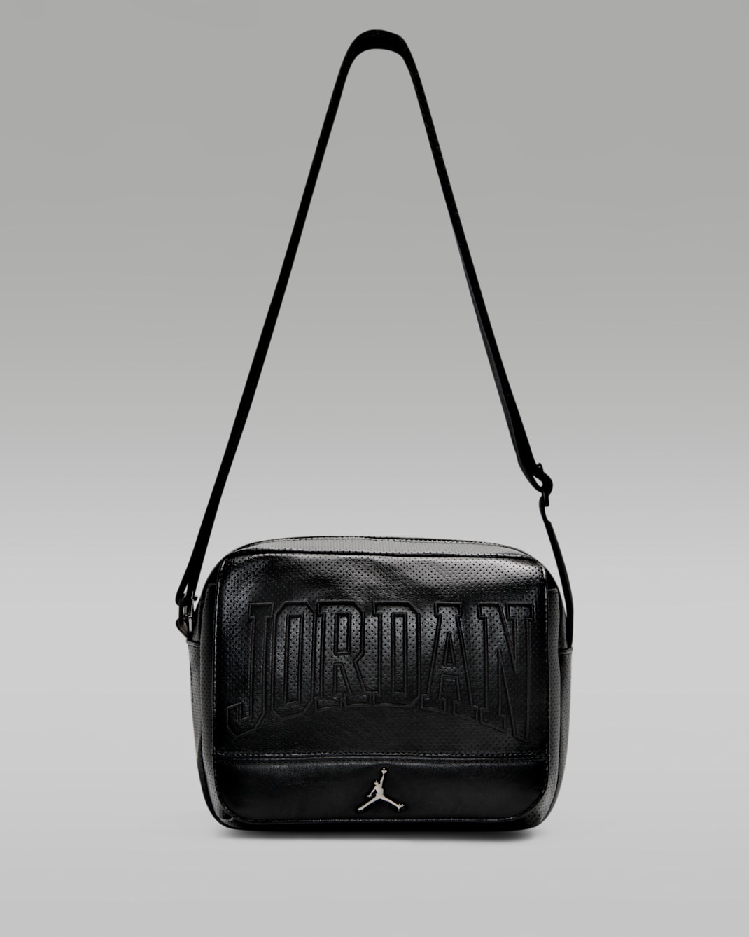 Perforowana listonoszka Jordan (3,6 l) - Czerń