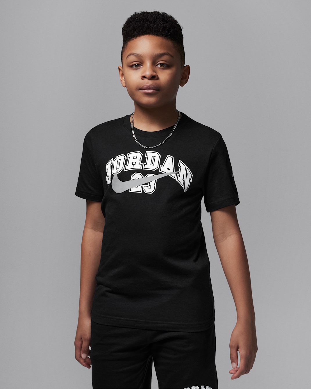 Jordan Big Kids' Flight MVP 23 T-Shirt - Black