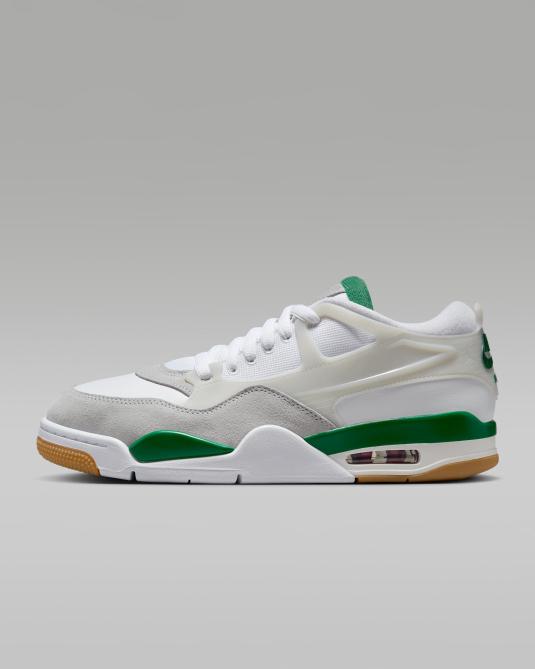 Air Jordan 4 RM Men's Shoes - White/Neutral Grey/Wolf Grey/Pine Green