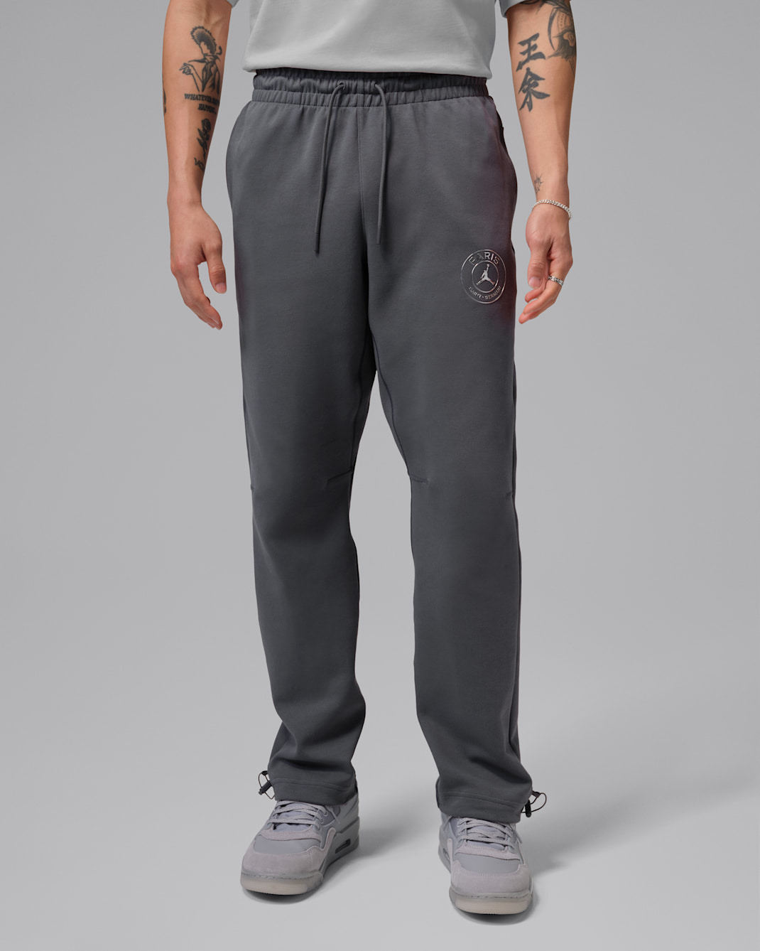 Pantaloni Paris Saint-Germain Hoop Fleece – Uomo - Light Graphite