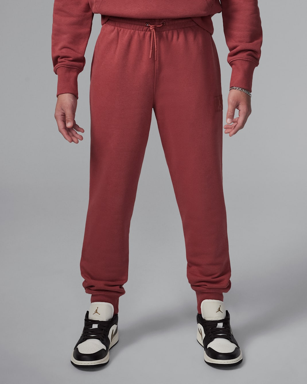 Pants de tejido Fleece para niños talla grande Jordan MJ Flight - Cañón óxido