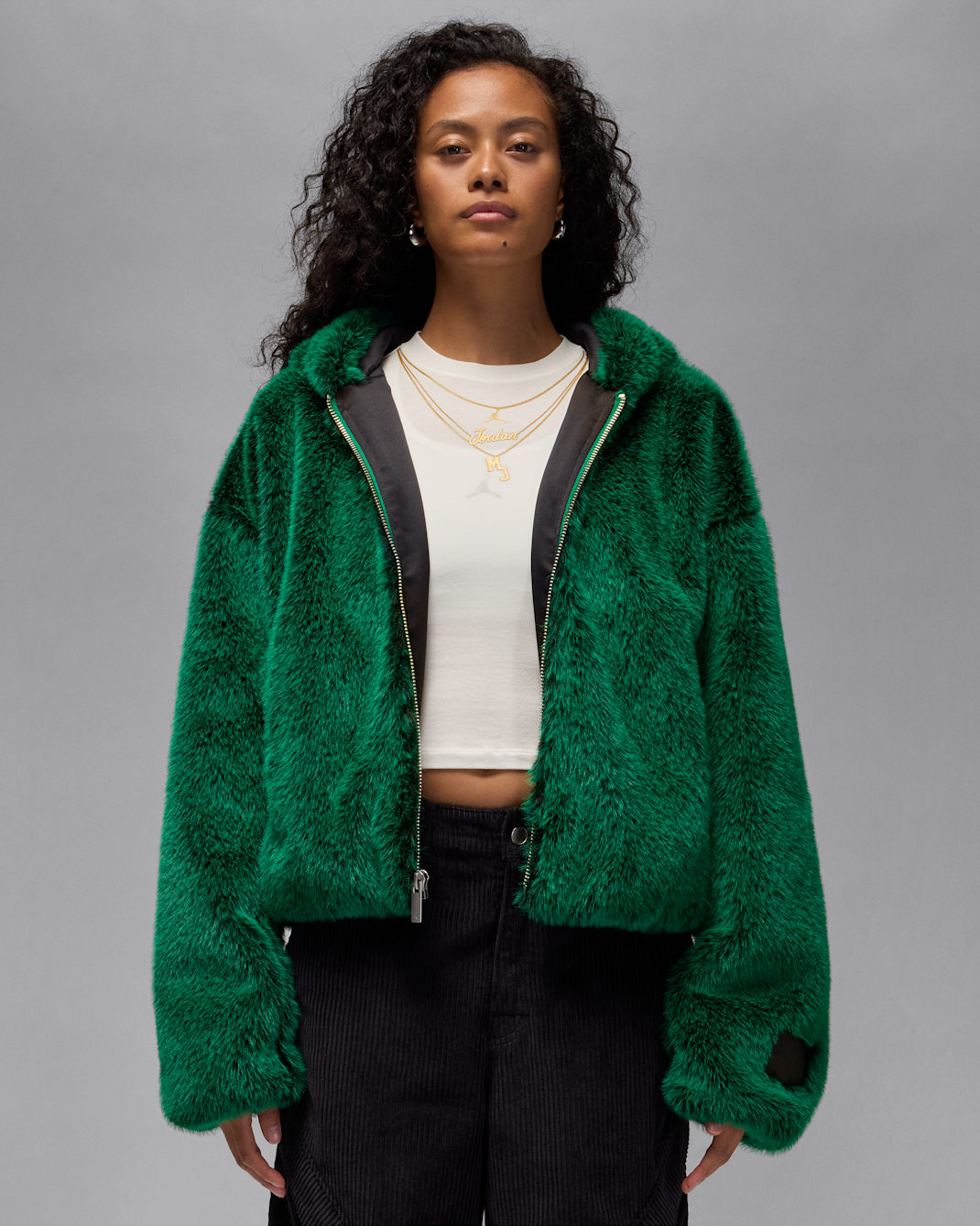 Air Jordan damejakke med hette - Malachite