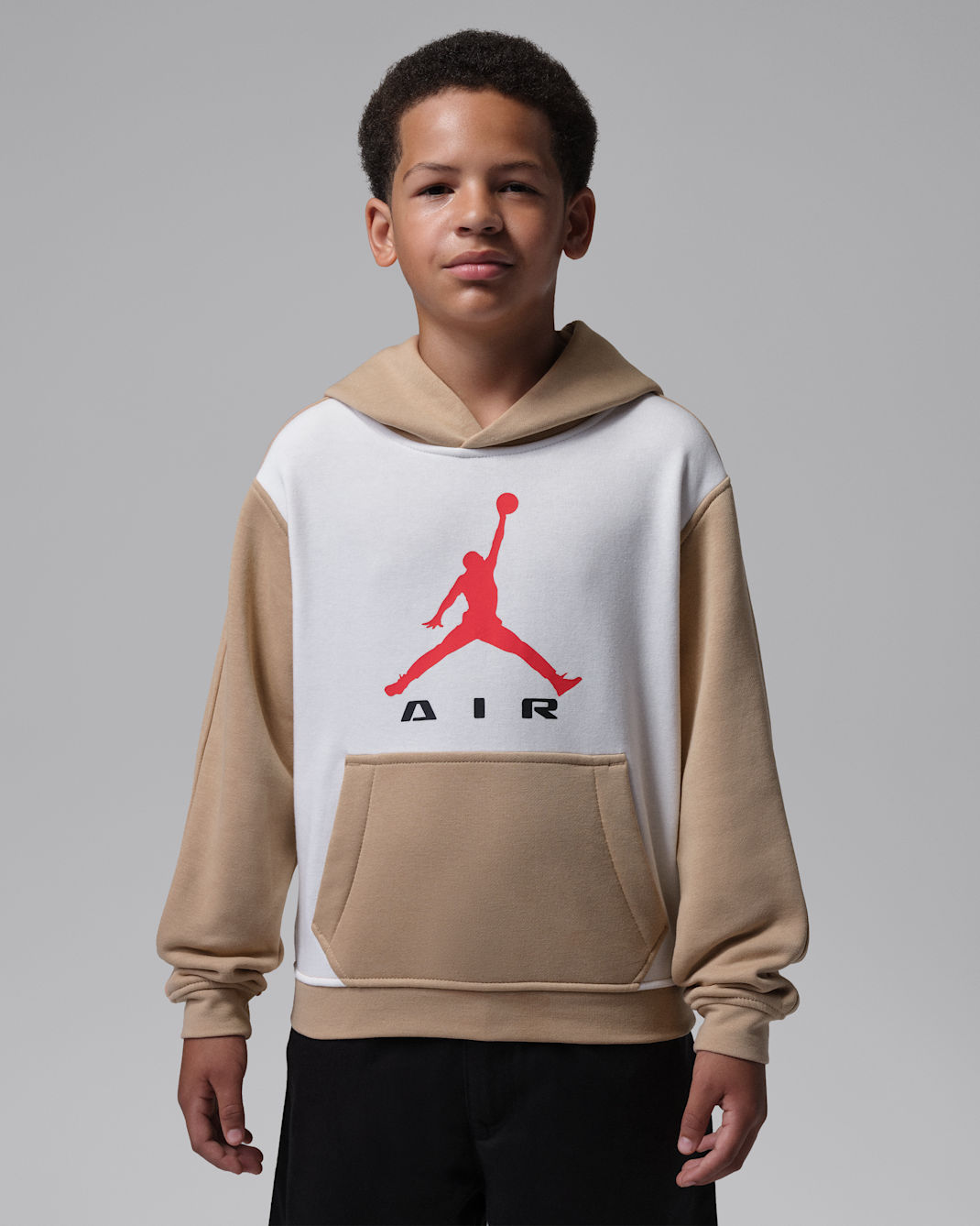 Sweat à capuche Air Jordan pour pré-ado - Hemp