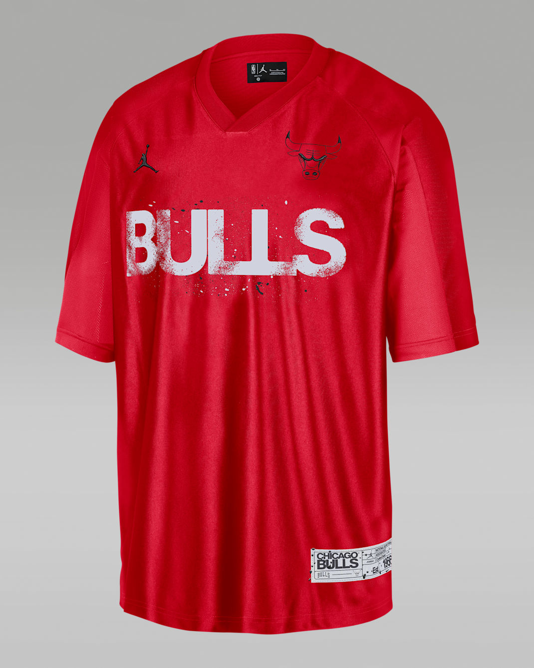 T-shirt Chicago Bulls Jordan Dri-FIT MVP för män - University Red/University Red/University Red