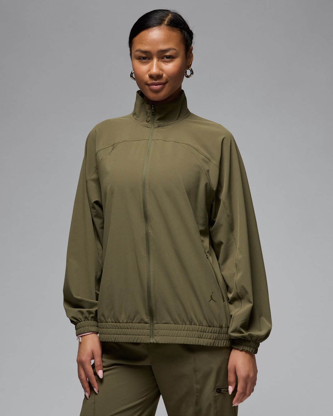 Jordan Sport Women's Dri-FIT Woven Jacket - Medium Olive/Cargo Khaki