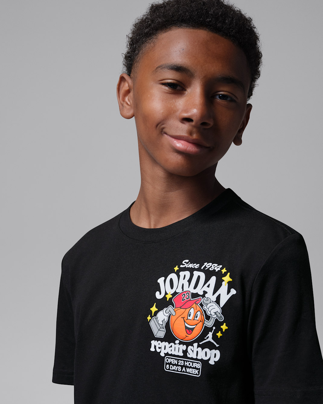 Jordan Big Kids' MJ's Repair Shop T-Shirt