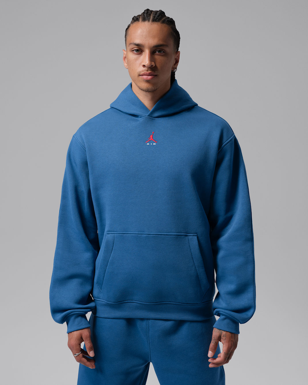 Jordan Brooklyn Statement-Hoodie (Herren) - True Blue/University Red
