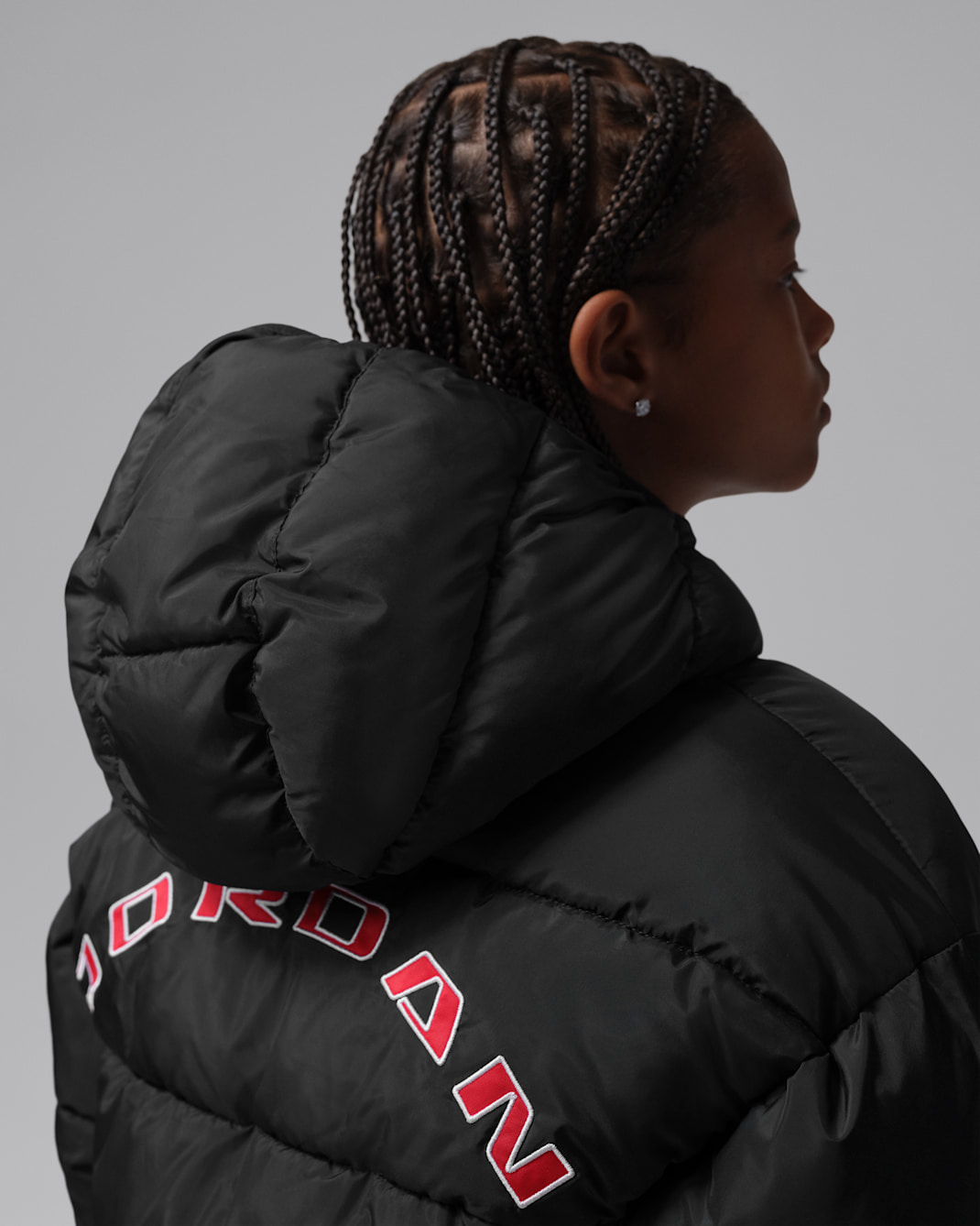 Jordan Big Kids' Brooklyn Graphic Puffer Jacket