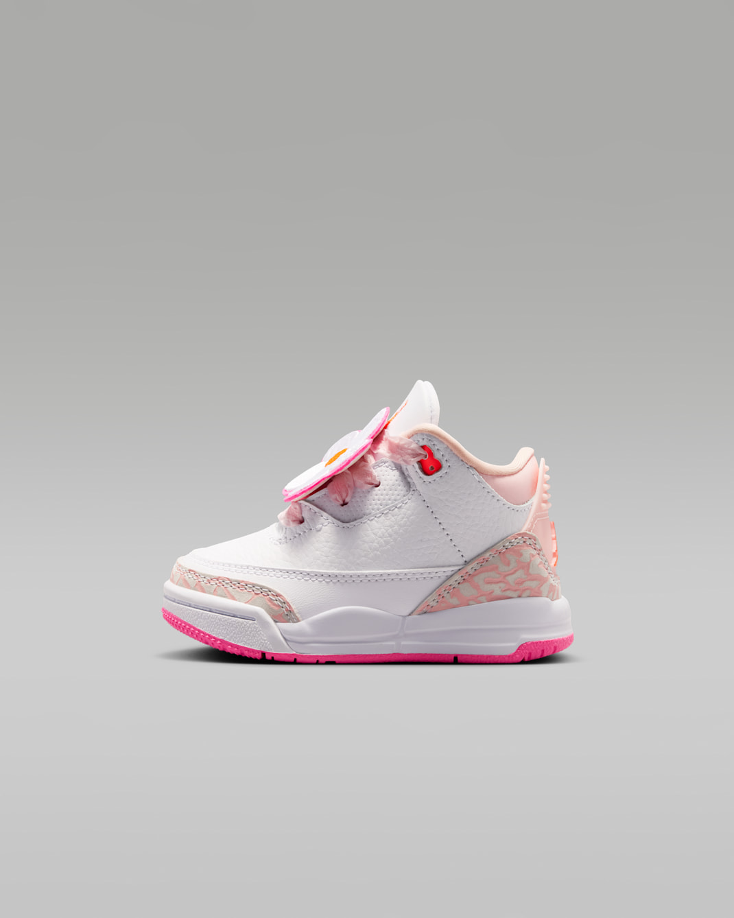Jordan 3 Retro Baby/Toddler Shoes - Pearl Pink/Pink Bloom/Pink Glow/Hyper Orange