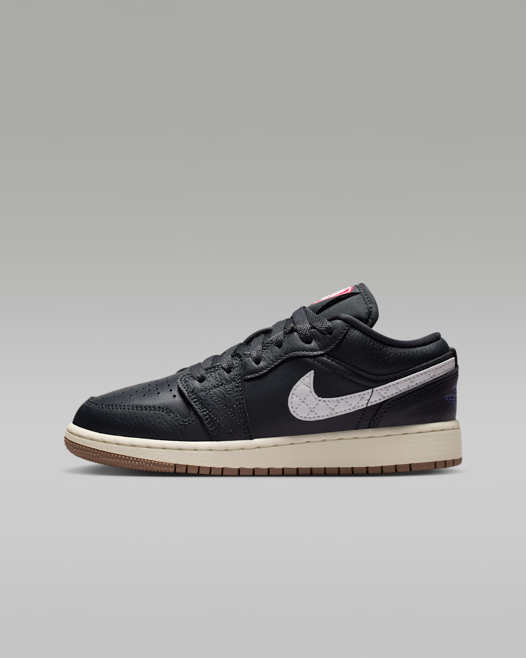Air Jordan 1 Low SE Big Kids' Shoes - Off Noir/University Red/Game Royal/Sail