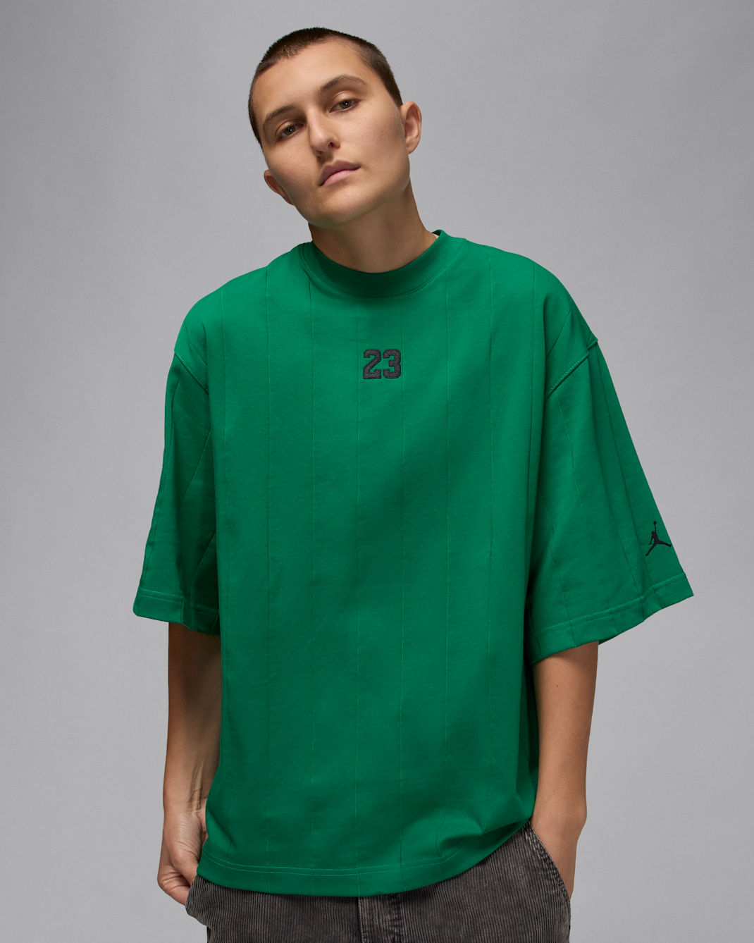 Jordan Brooklyn Women's Loose-Fit Top - Malachite/Black