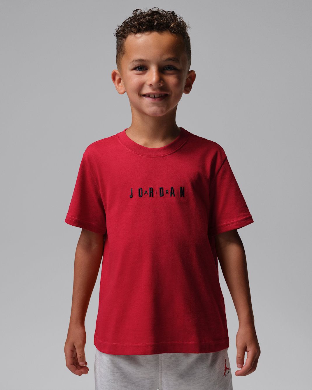 Jordan Little Kids' Embroidered T-Shirt - Gym Red