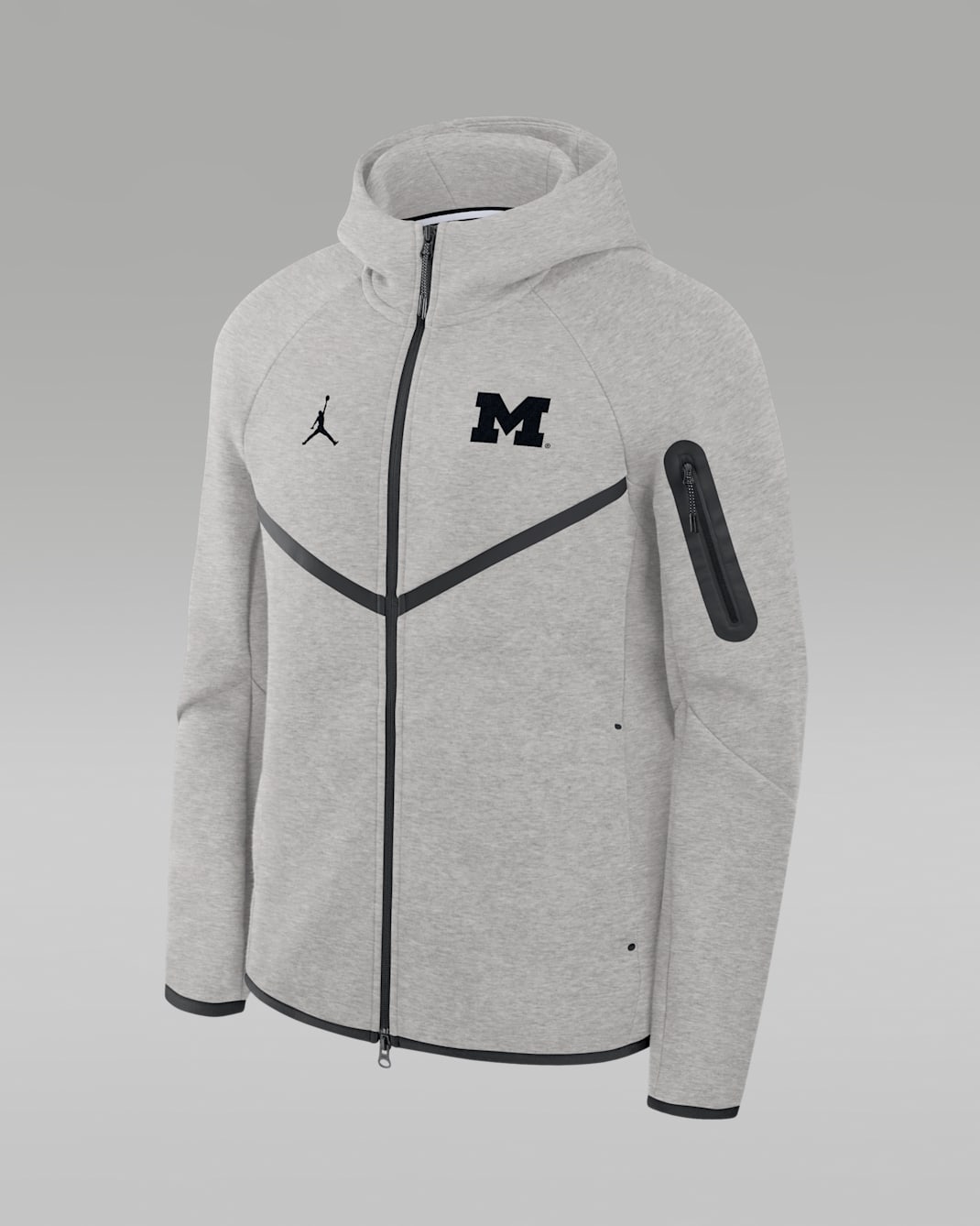 Michigan Tech Fleece Men's Nike College Full-Zip Hooded Jacket