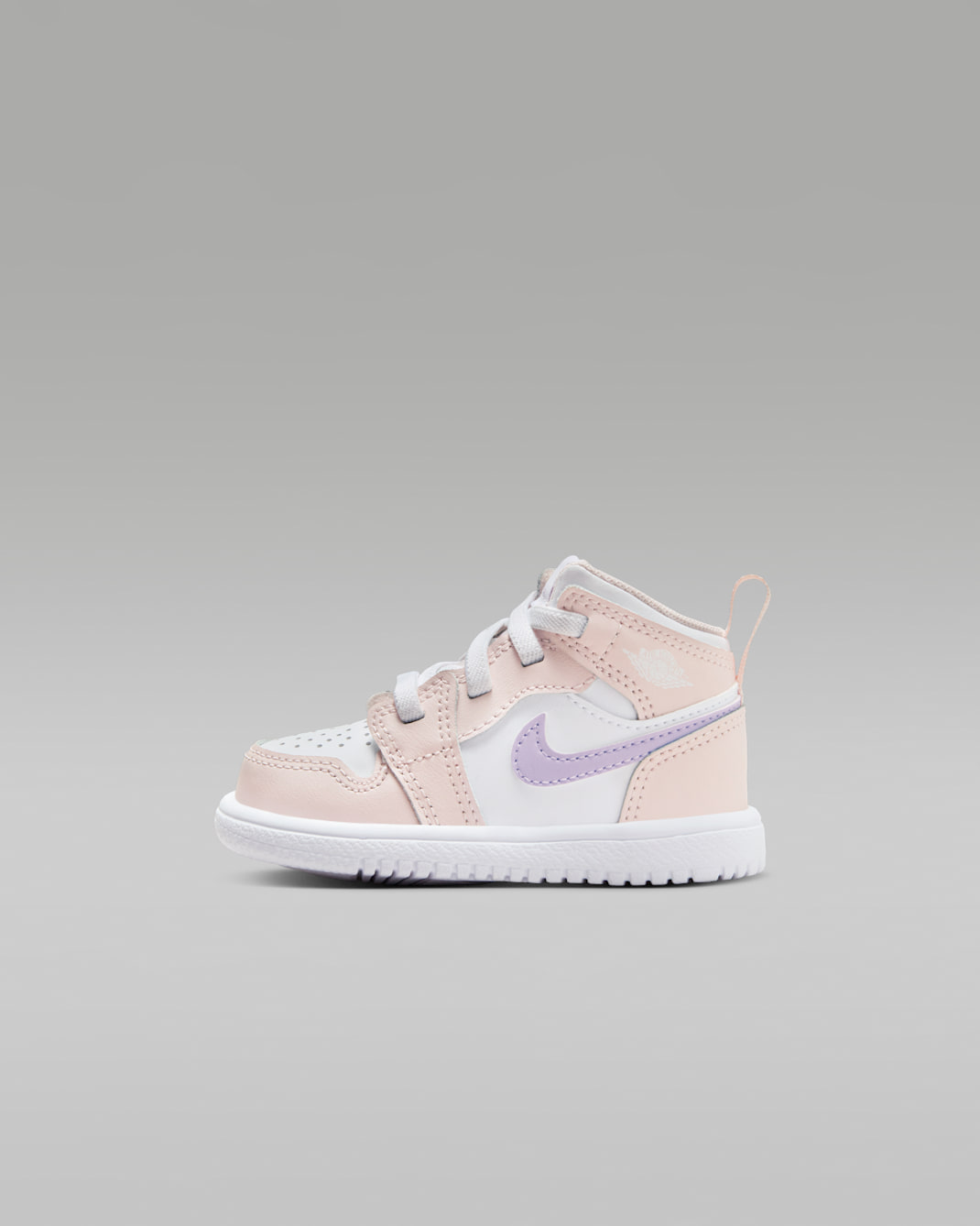 Jordan 1 中筒 Alt 嬰幼兒鞋款 - Pink Wash/白色/Violet Frost