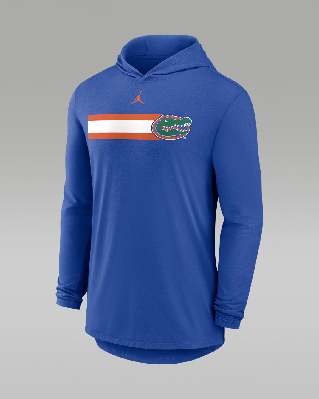 Florida Primetime Pattern Men's Jordan Brand Dri-FIT College Long-Sleeve Hooded T-Shirt - Royal