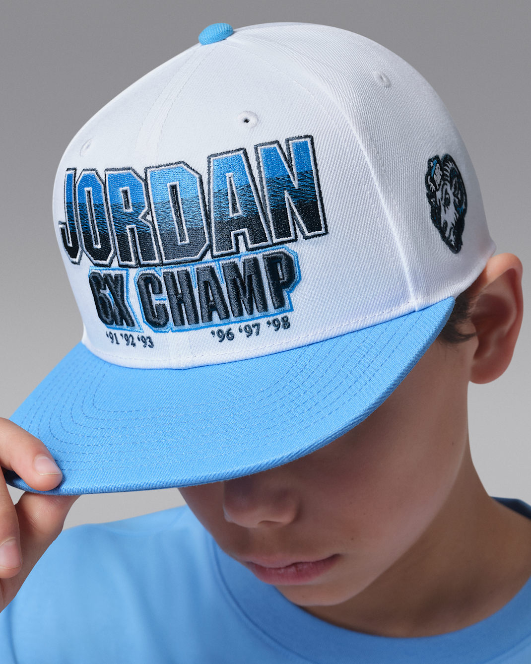 Jordan AJ11 GOAT University Blue Retro Pro Cap