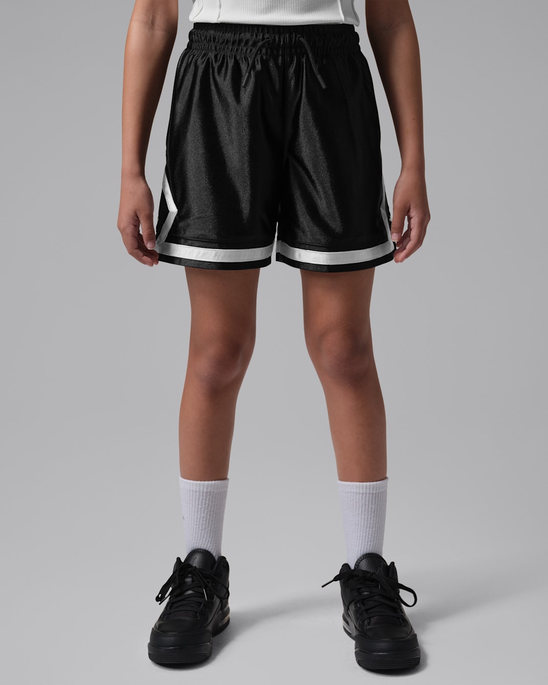 Jordan Older Kids' Durasheen Diamond Shorts - Black