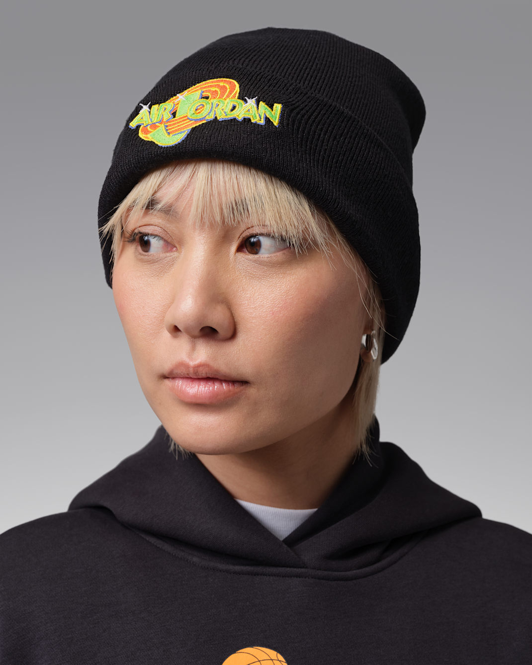 Jordan Brooklyn Space Jam Beanie - Black