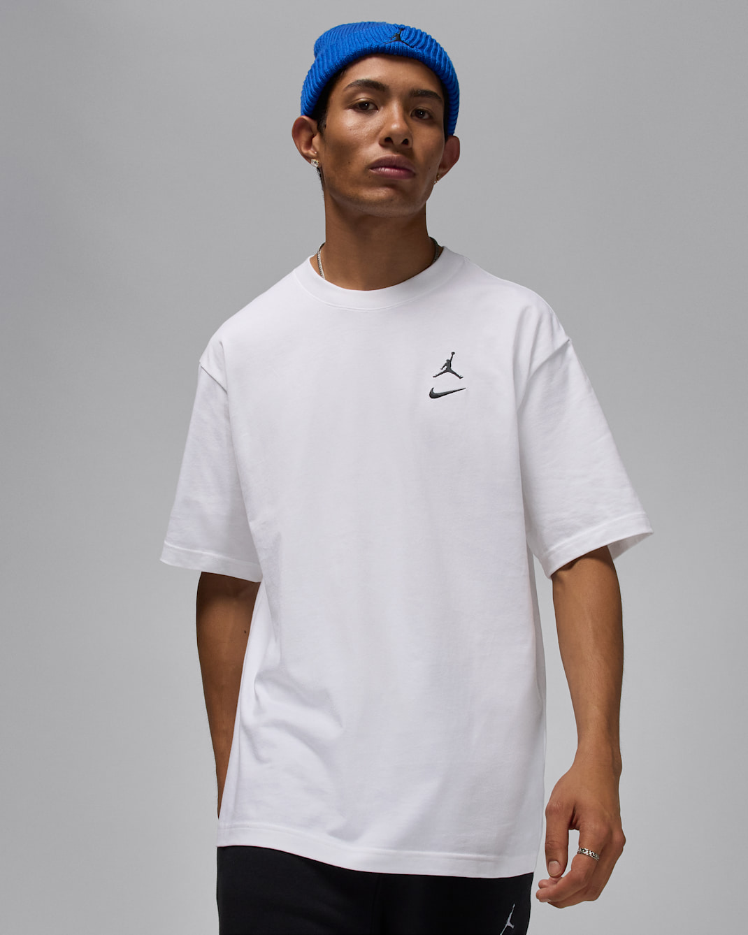 Jordan Brooklyn Men's T-Shirt - White/Black