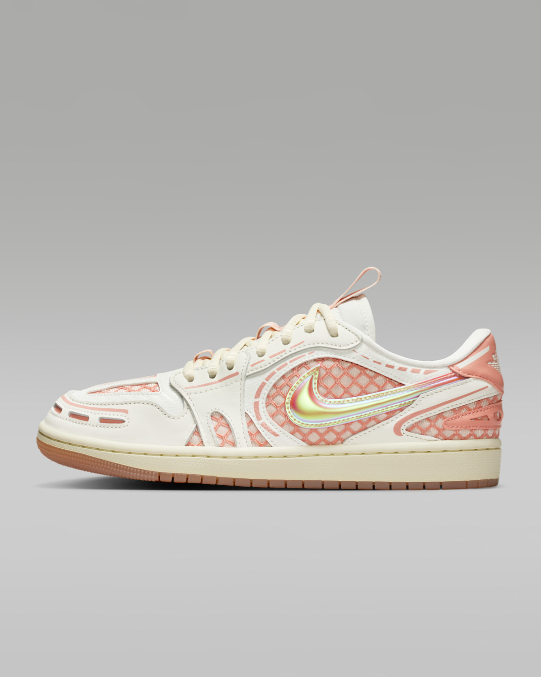 Air Jordan 1 Low Method of Make Women's Shoes - Sail/Coconut Milk/Washed Coral/Light Madder Root