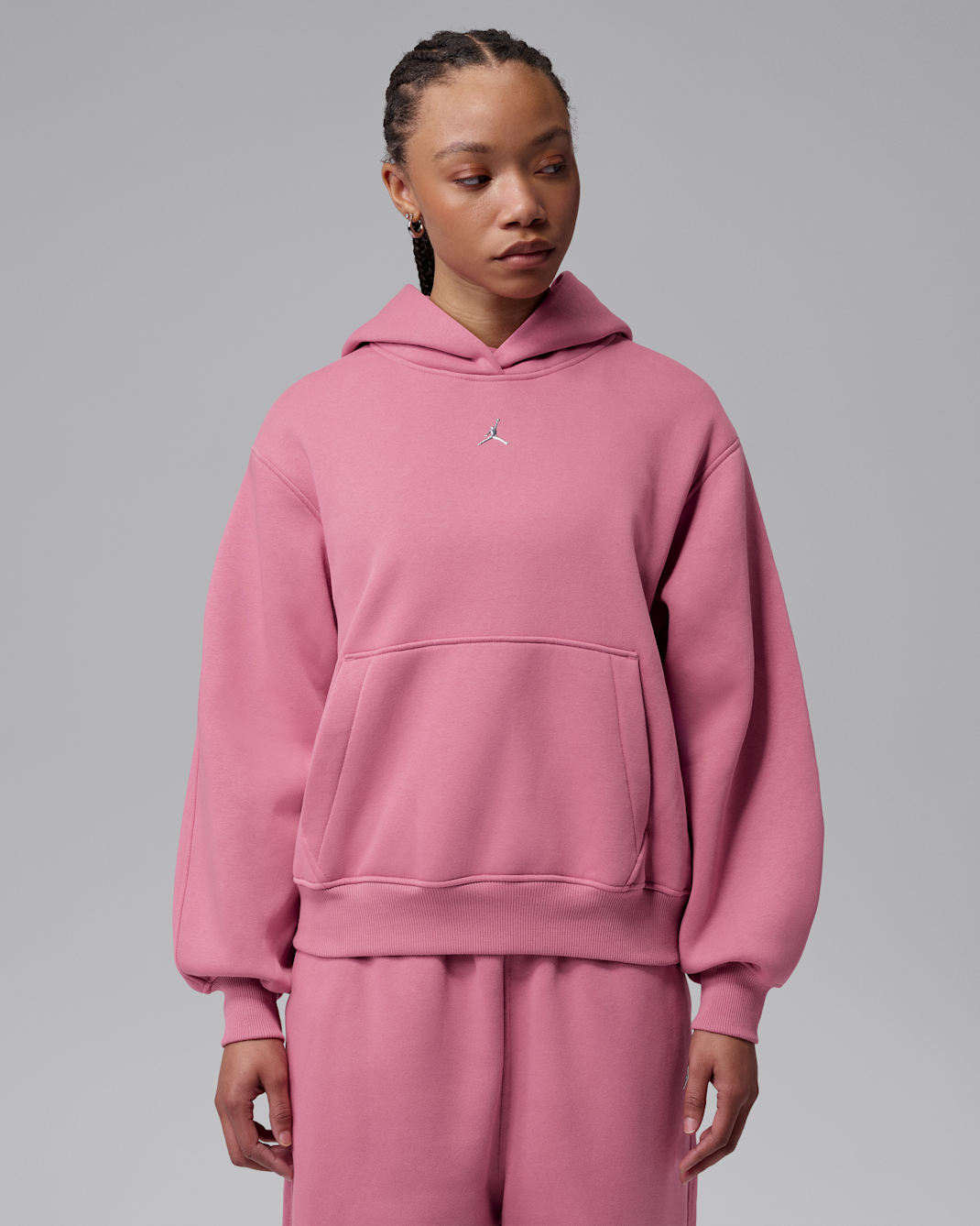 Sweat à capuche Jordan Brooklyn pour femme - Desert Berry