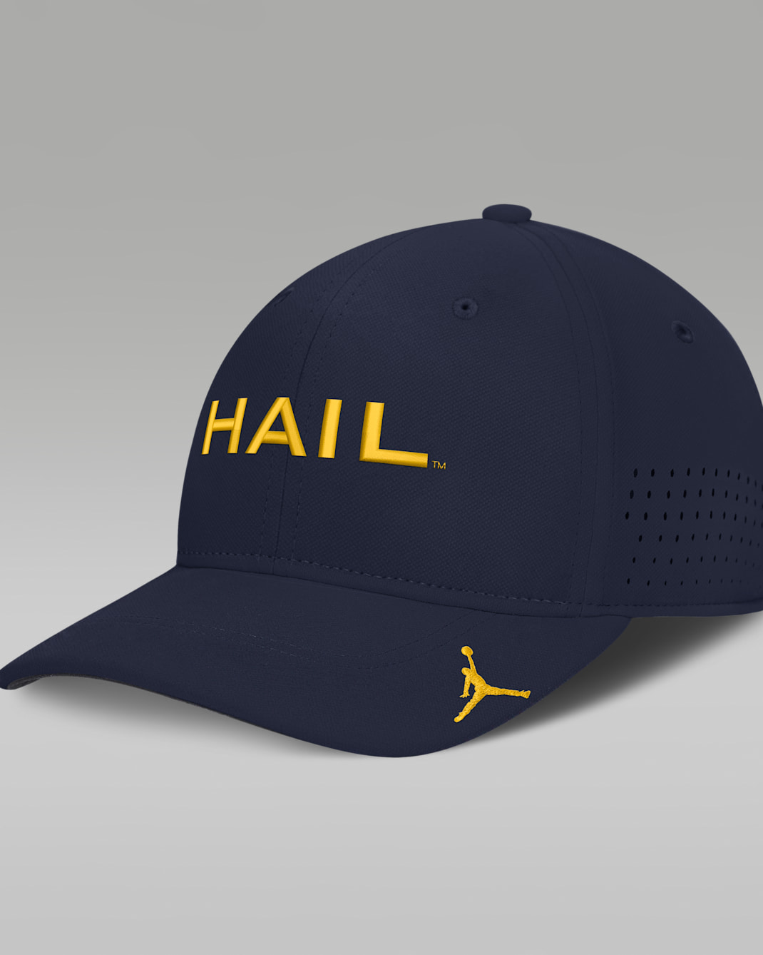 Michigan Sideline Club Gameday Men's Jordan Brand Dri-FIT College Hat - College Navy