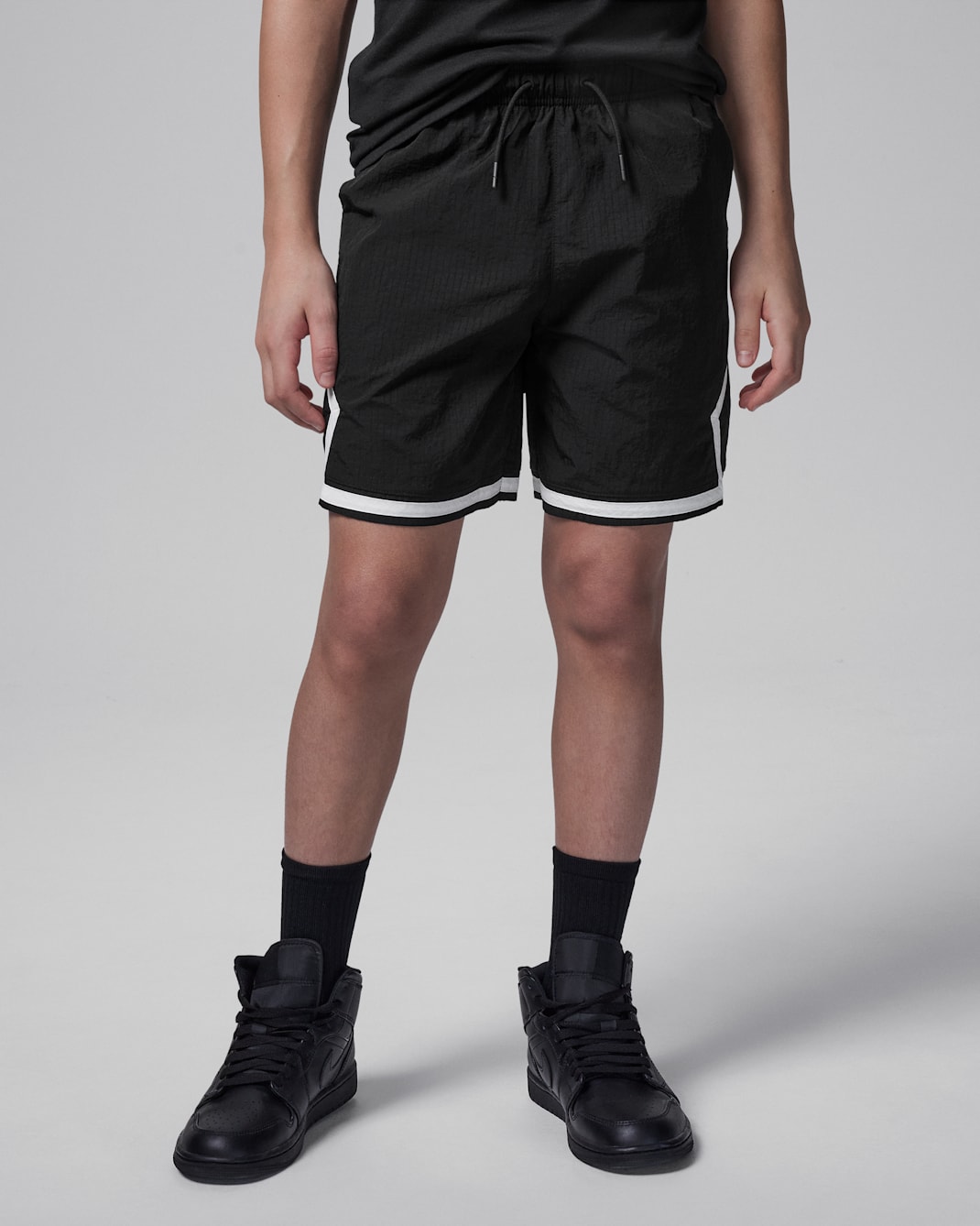 Jordan Older Kids' Poolside Woven Diamond Shorts - Black