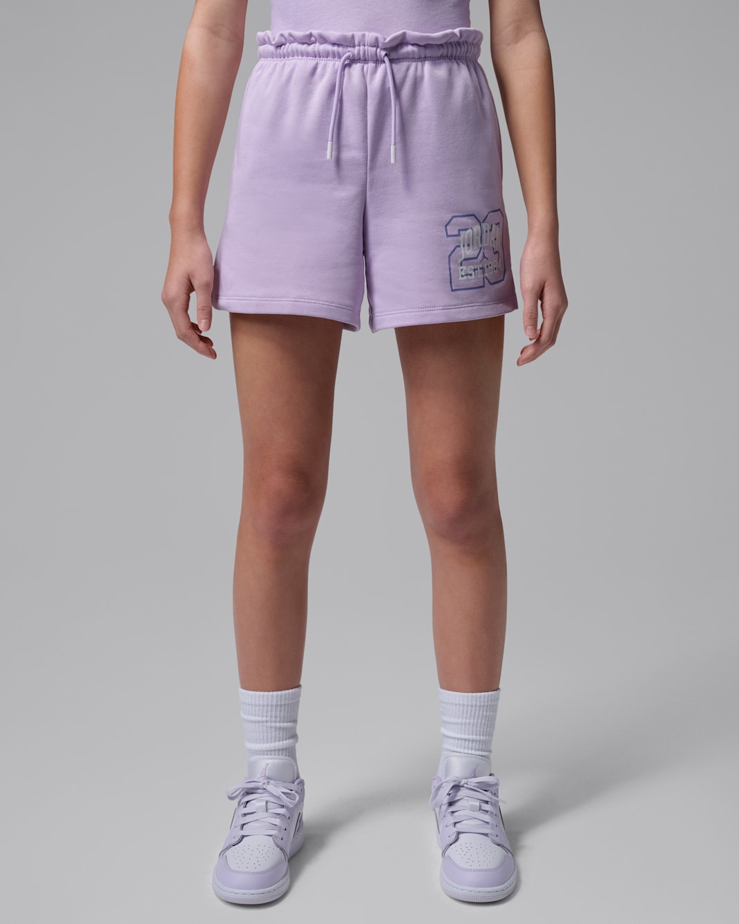 Jordan Secret Diary Big Kids' Paperbag Shorts - Violet Mist