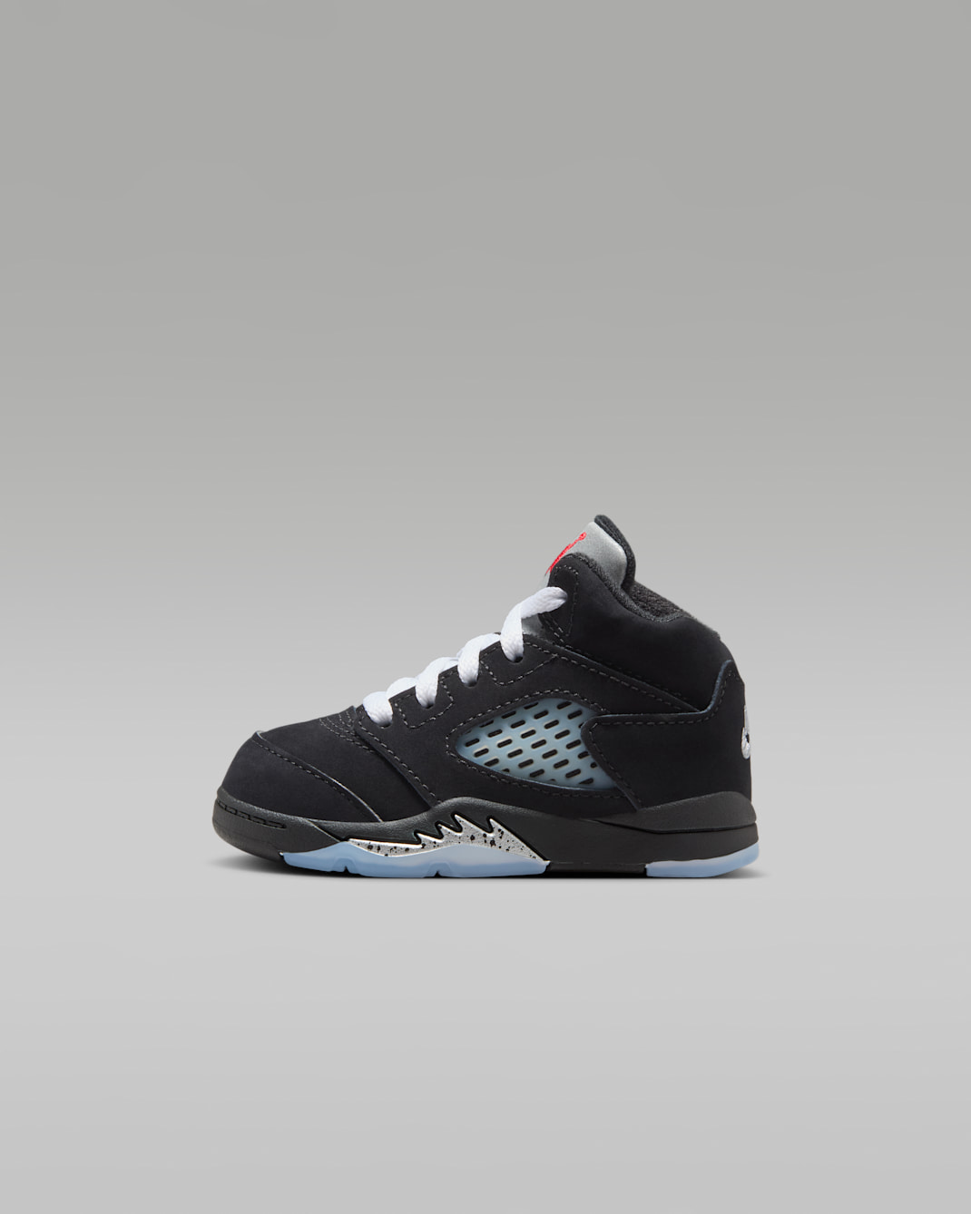 Jordan 5 Retro 'Reimagined' Baby/Toddler Shoes - Black/Metallic Silver/Fire Red/White