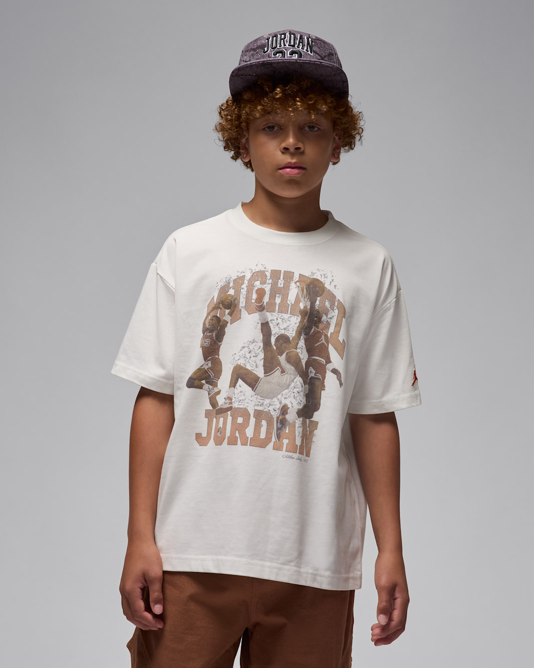 Jordan Flight Essentials Older Kids' Graphic T-Shirt - Sail