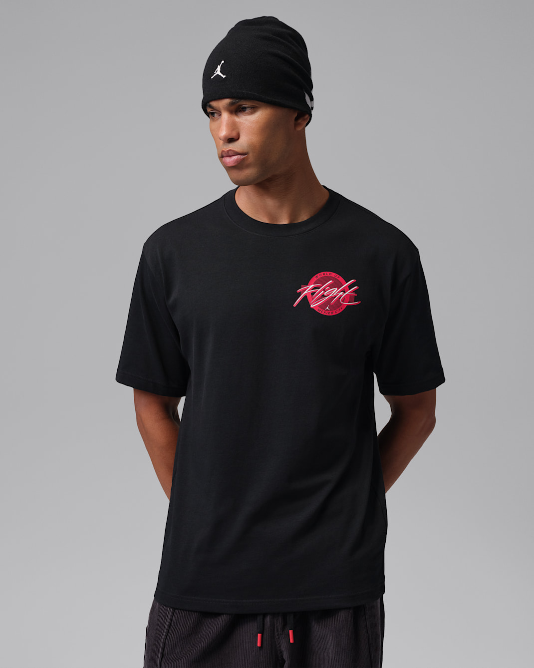 Playera Mexico City para hombre Jordan World of Flight - Negro/Rojo gimnasio/Blanco