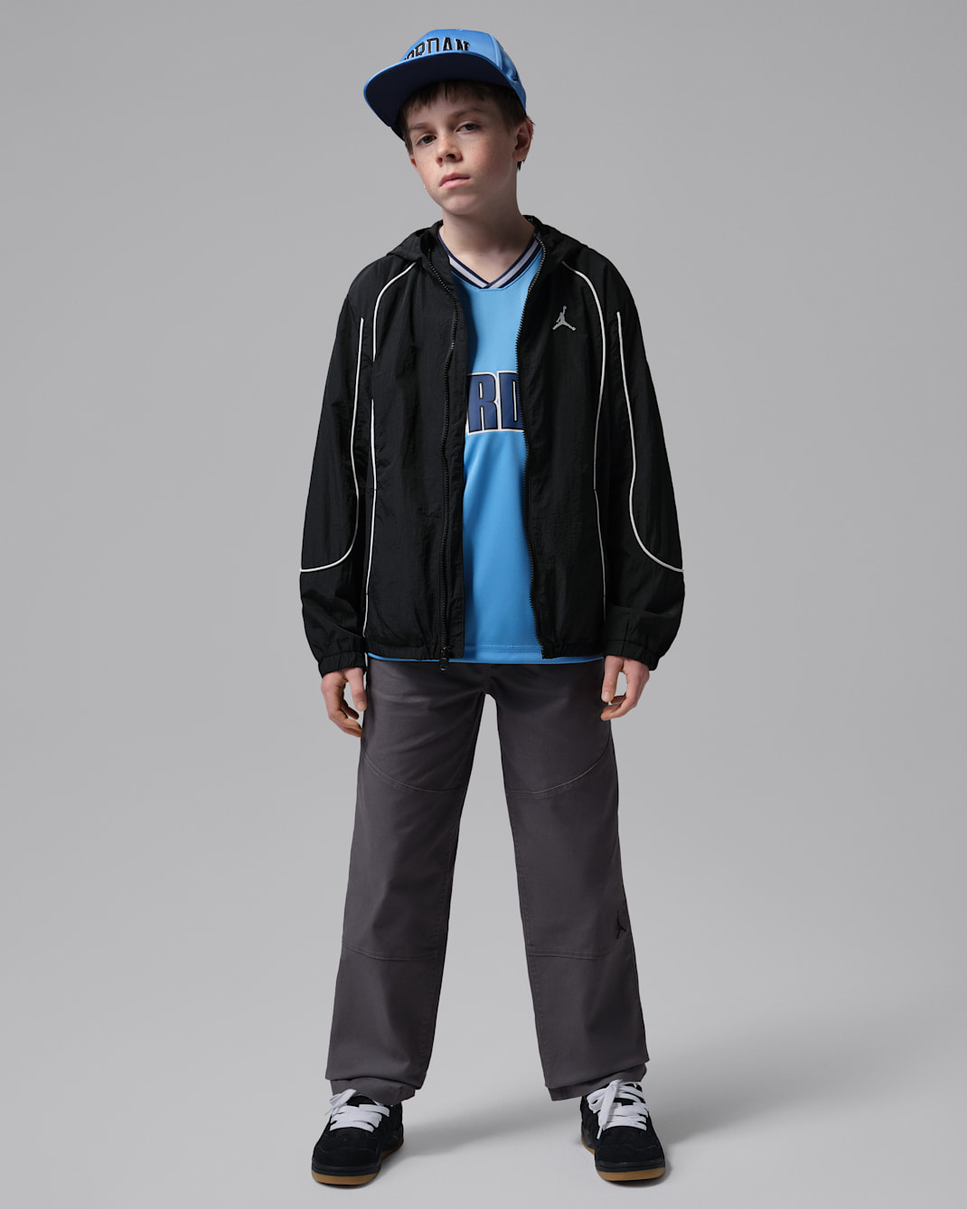 Jordan Big Kids' Colorblocked Wind Jacket