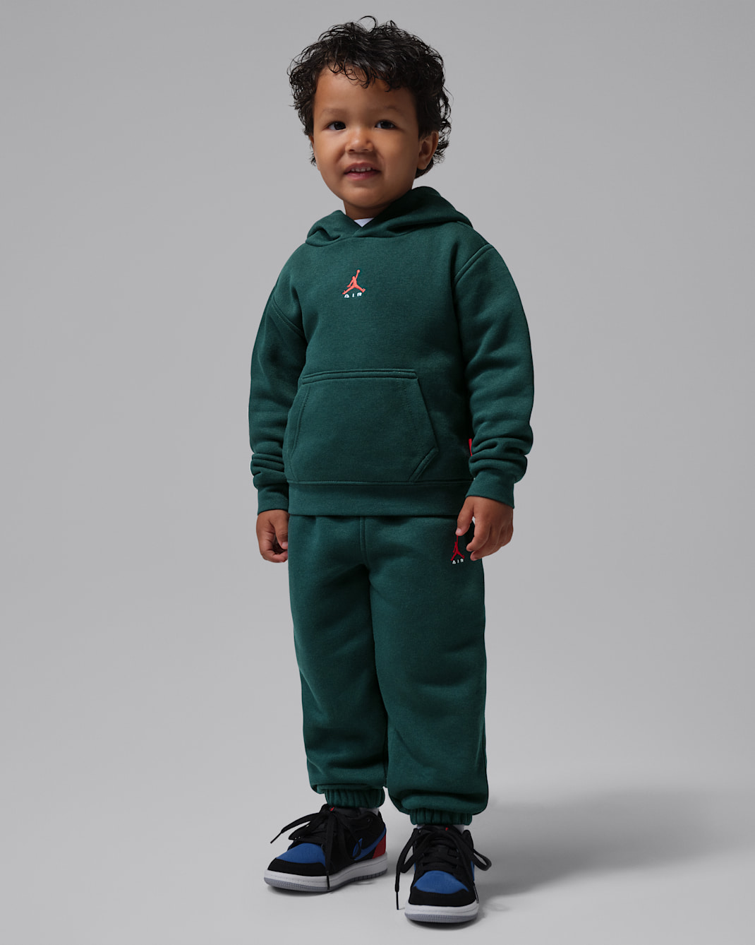 Jordan Brooklyn Fleece Toddler 2-Piece Pullover Hoodie Set - Midnight Spruce