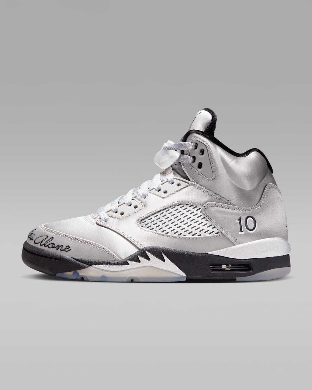Air Jordan 5 Retro «Wings» damesko - Medium Grey/Metallic Silver/Svart
