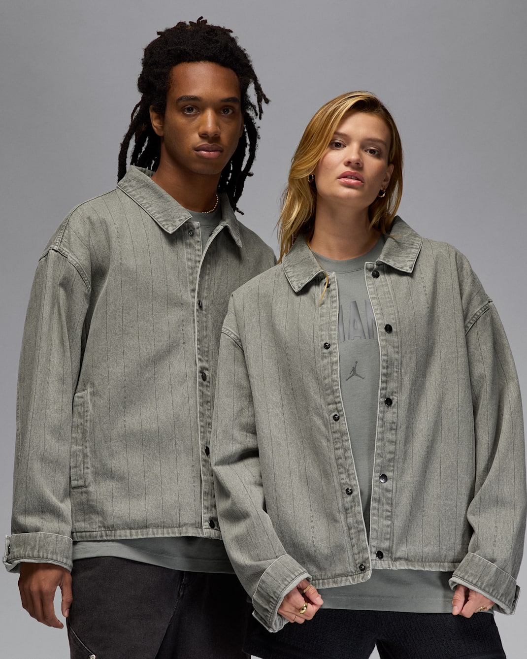 ジョーダン x ア マ マニエール メンズジャケット - フラットピューター