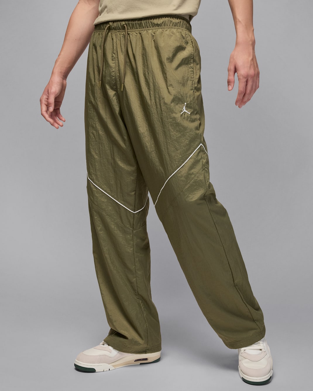 Jordan Brooklyn Draft-Hose (Herren) - Medium Olive/Sail/Sail