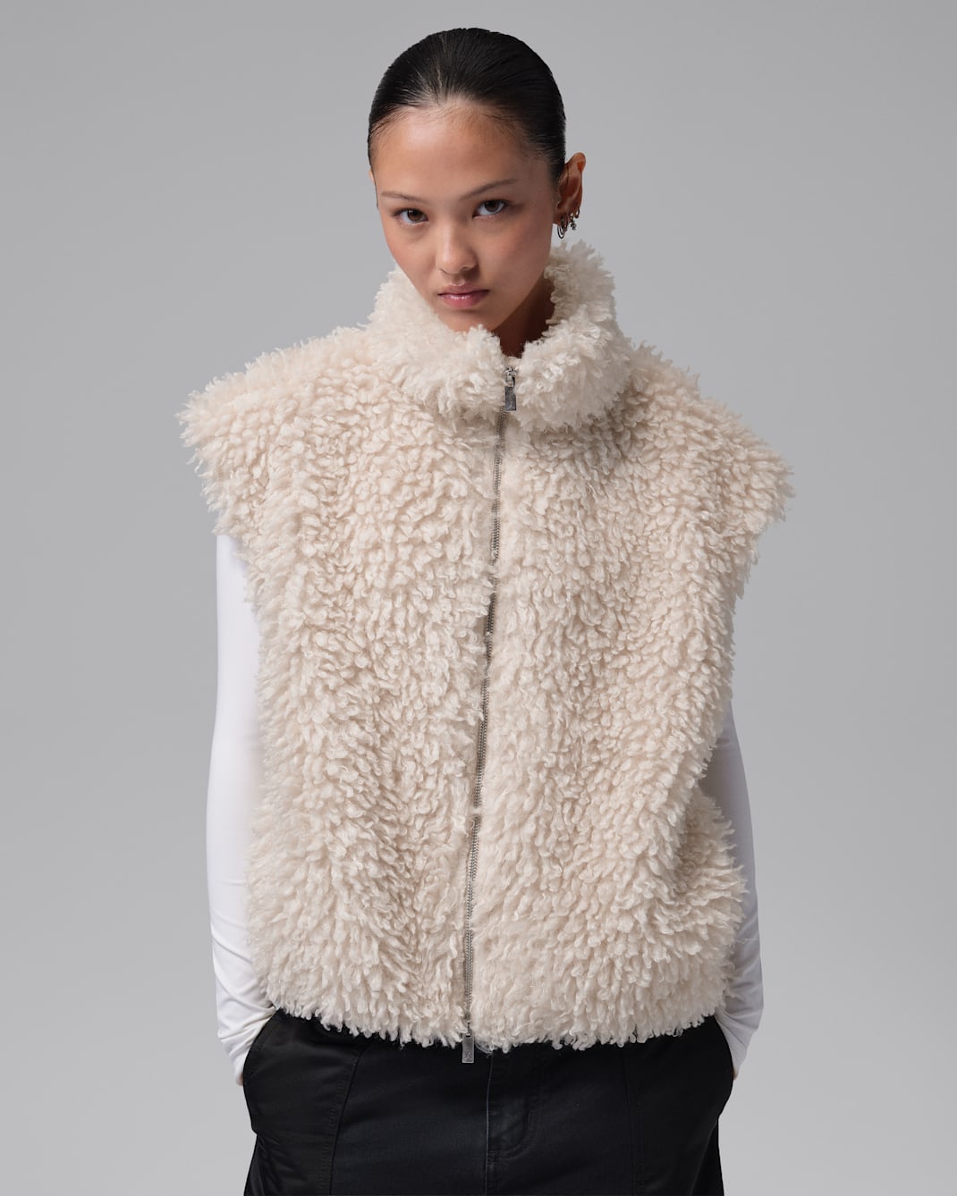 Jordan Flight Fleece Women's Gilet - Pearl White