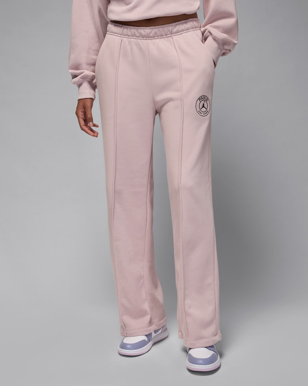 París Saint-Germain Pantalons de teixit Fleece - Dona - Particle Rose/Anthracite