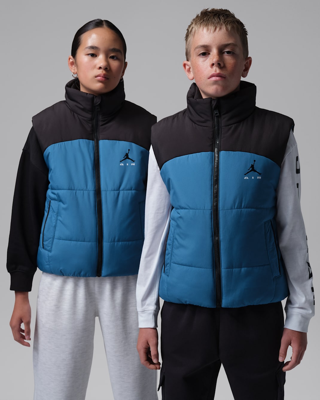 Jordan Older Kids' Puffer Gilet - True Blue