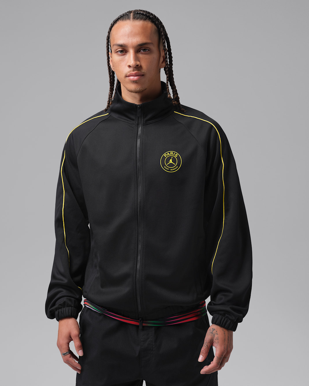 Paris Saint-Germain Men's Tricot Jacket - Black