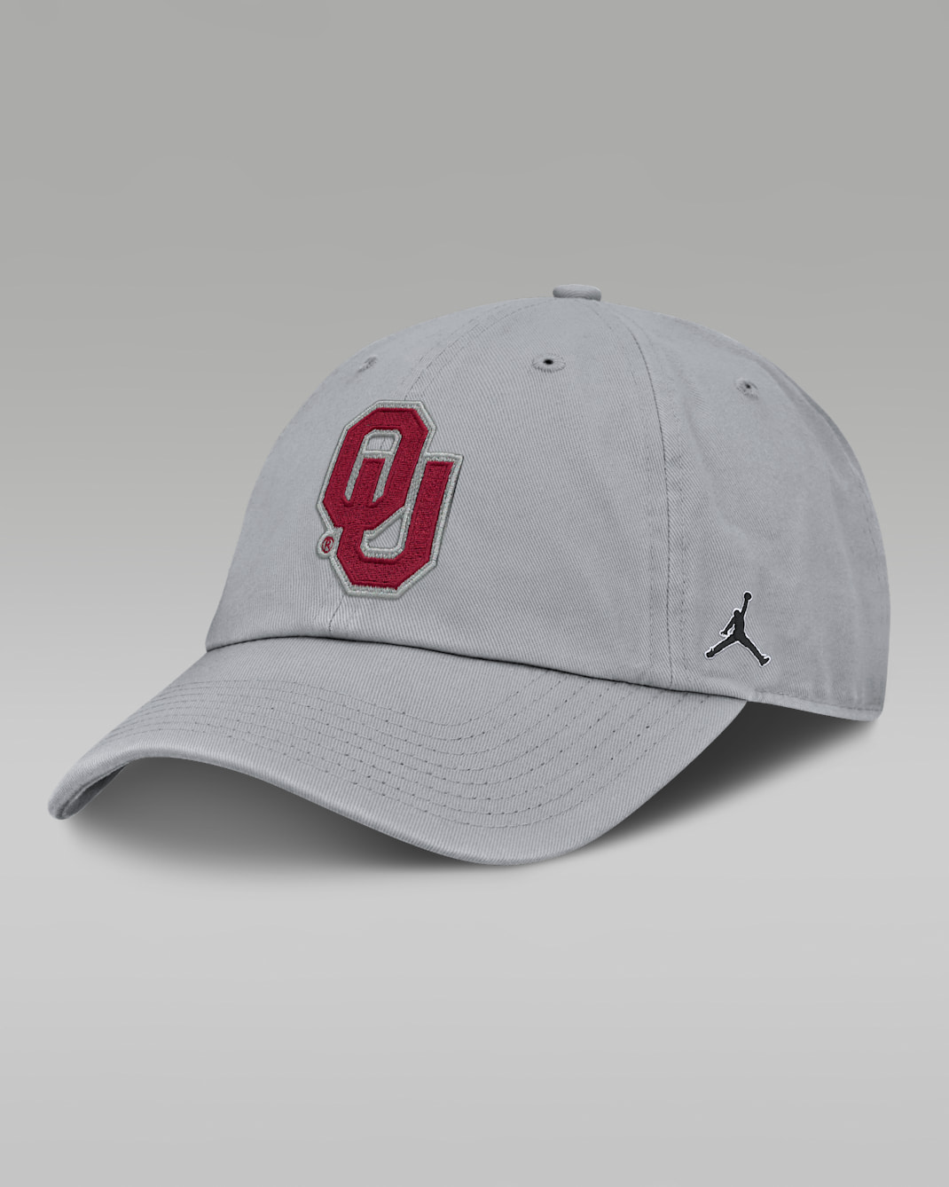 Oklahoma 2025/26 College Football Playoff Bound Club Men's Nike College Adjustable Hat - Grey