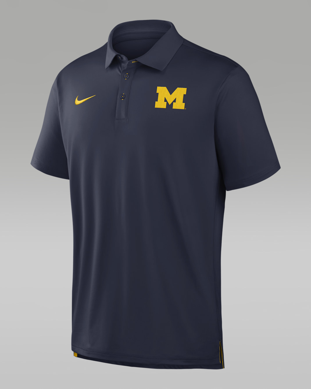 Michigan Tour Men's Jordan Brand Dri-FIT College Polo - College Navy/Amarillo