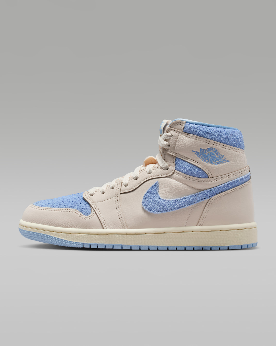 Air Jordan 1 Retro High OG Women's Shoes - Pale Ivory/Coconut Milk/Psychic Blue