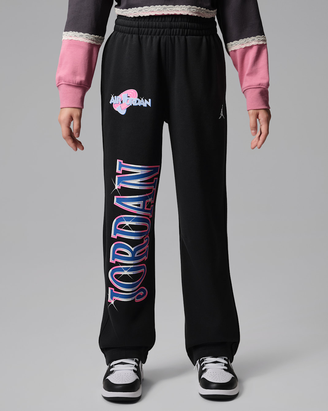 Jordan Big Kids' Space Jam 30 Jordan Fleece Pants - Black