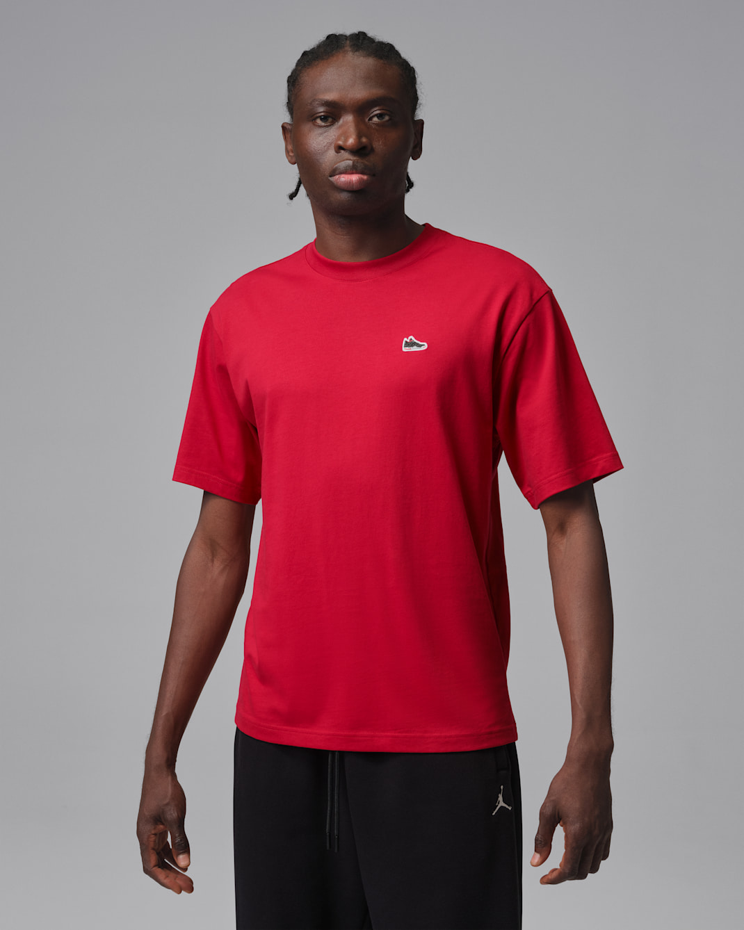 Jordan Sneaker-T-Shirt mit Patch (Herren) - Gym Red